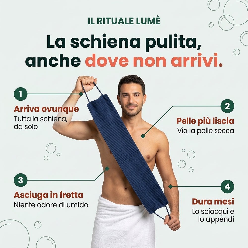 Asciugamano esfoliante Lumè