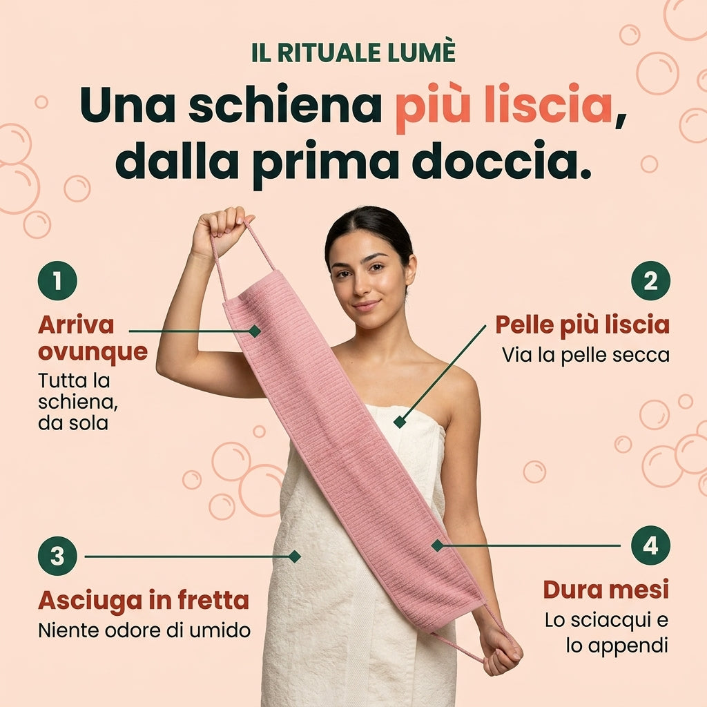 Asciugamano esfoliante Lumè